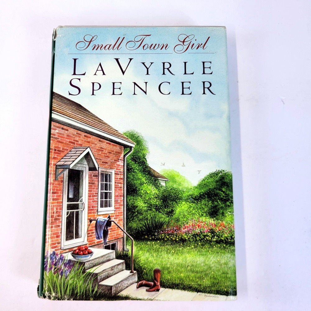Small Town Girl Hardcover Romance Novel Green Kids Book Lavyrle Spencer
